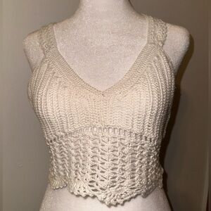 NWOT Knit Cami Crop Top